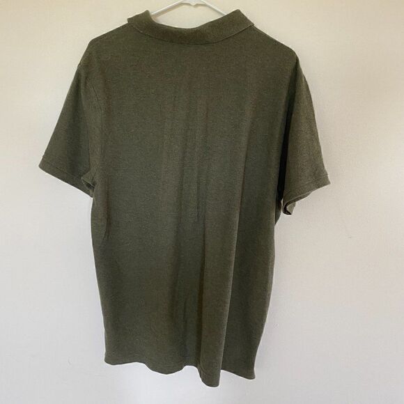U.S. Polo Assn Men's Sports Logo Golf Polo Shirt Short Sleeves Olive X-Large - Picture 2 of 5